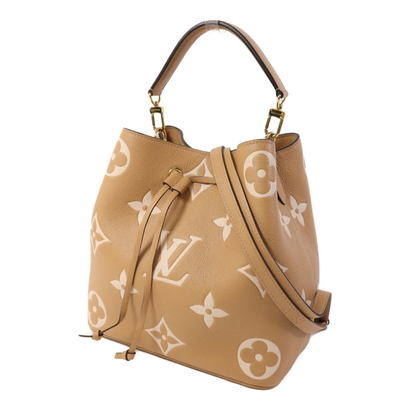 LOUIS VUITTON Monogram Empreinte Neo Noe金扣手挽帥背兩用袋-2