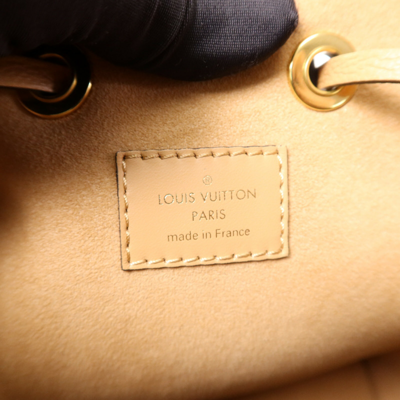 LOUIS VUITTON Monogram Empreinte Neo Noe金扣手挽帥背兩用袋-5