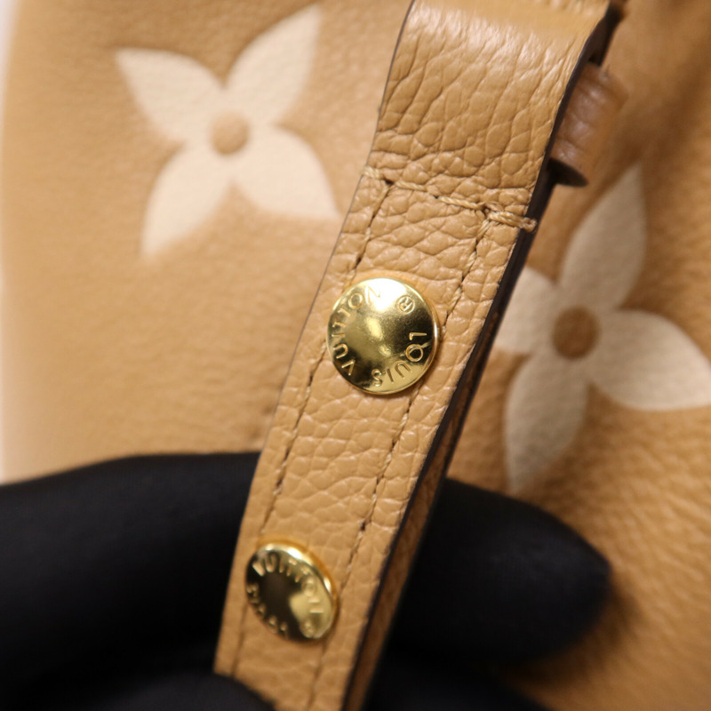 LOUIS VUITTON Monogram Empreinte Neo Noe金扣手挽帥背兩用袋-6