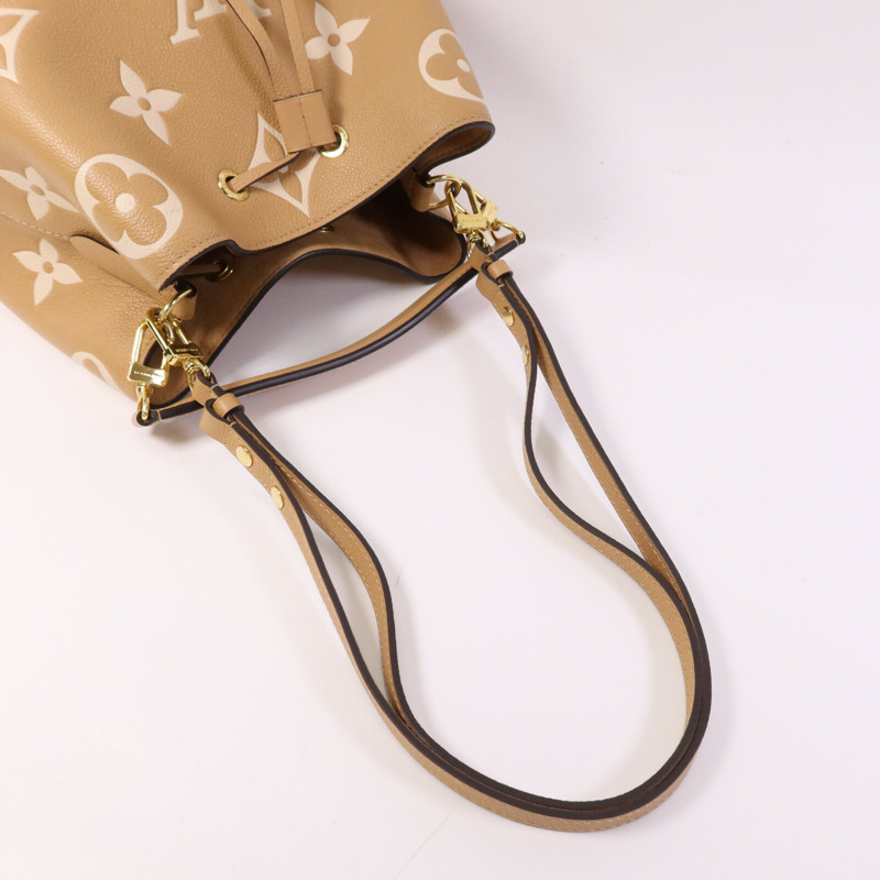 LOUIS VUITTON Monogram Empreinte Neo Noe金扣手挽帥背兩用袋-7