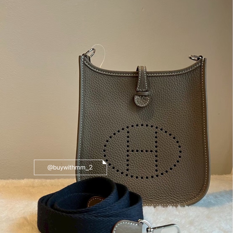 ⭐️賣場有滿額折扣⭐️全新Mini Evelyne 大象灰 K刻-1