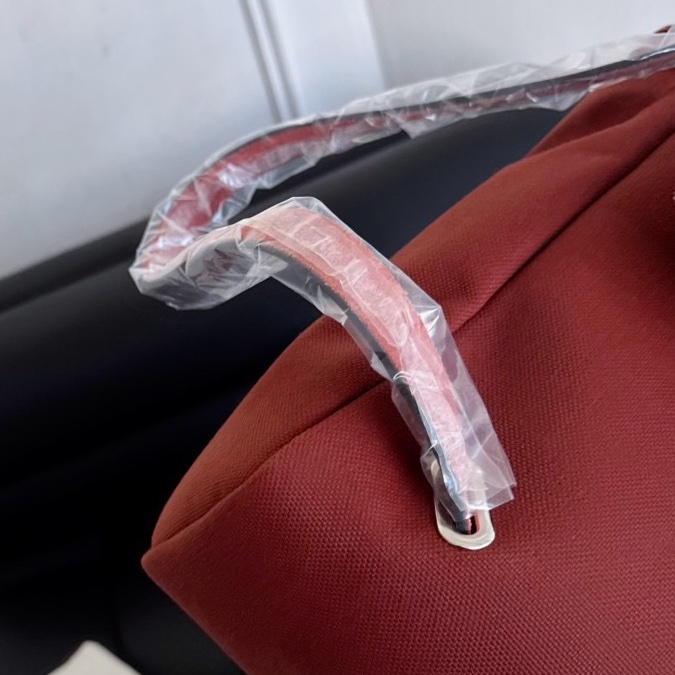 【全新品】愛馬仕Hermes 愛馬仕紅herbag小號雙肩包 吊牌全膜都在-13