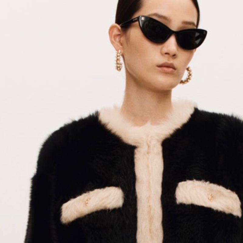 Chanel香奈兒26P Jennie同款貓眼太陽眼鏡-5