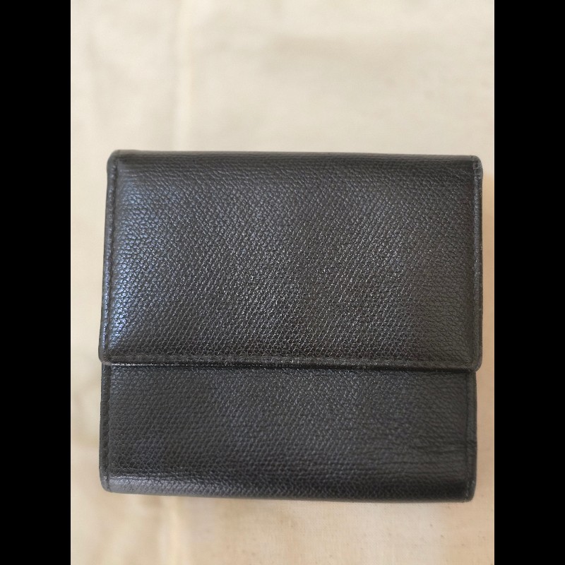 經典不敗老款CHANEL黑色三折短夾-8