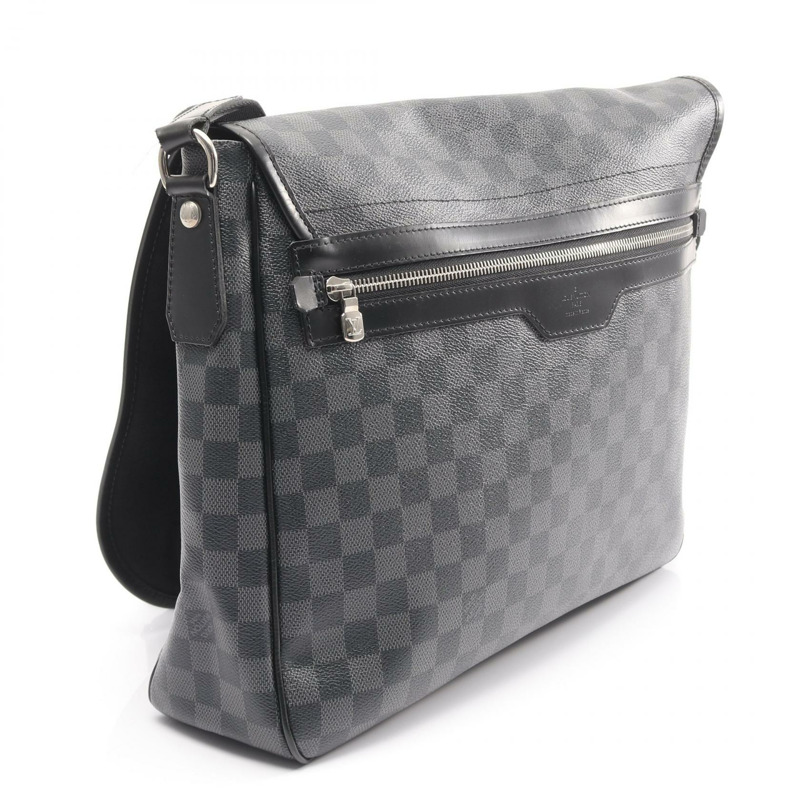 路易威登 Daniel GM 單肩斜背包 N58033 Damier Graphite 二手 LV-1