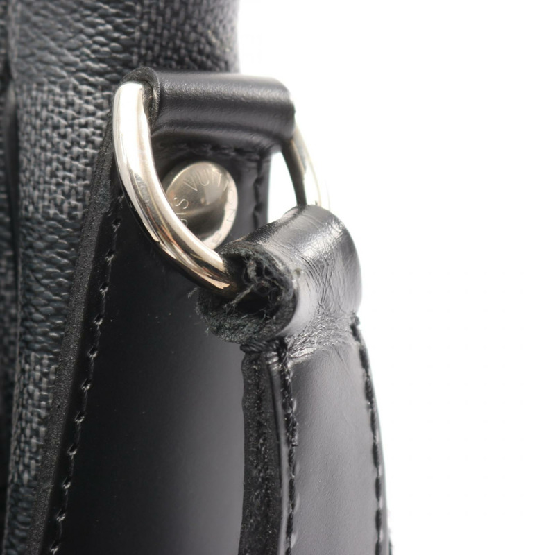 路易威登 Daniel GM 單肩斜背包 N58033 Damier Graphite 二手 LV-9