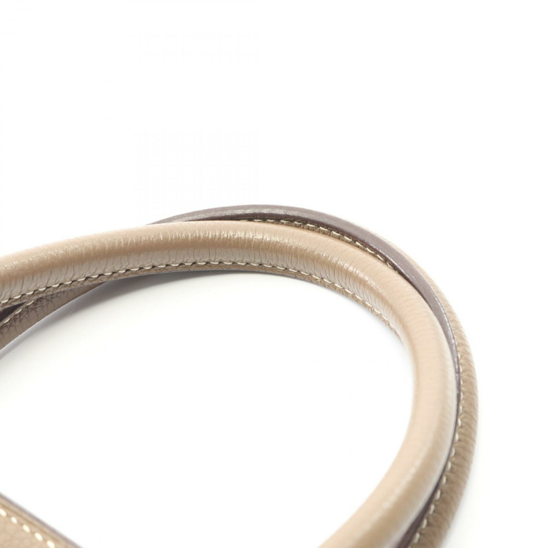 愛馬仕 Birkin 30 手提包，J Togo 皮革，灰褐色，二手，帶五金配件-11