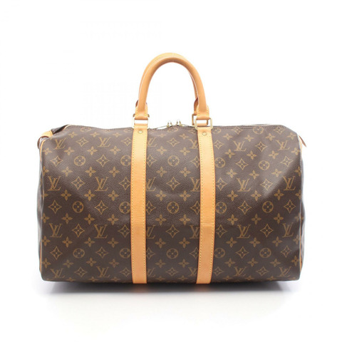 路易威登 Keepall 45 旅行手提包 M41428 Monogram 皮革 棕色 二手 LV