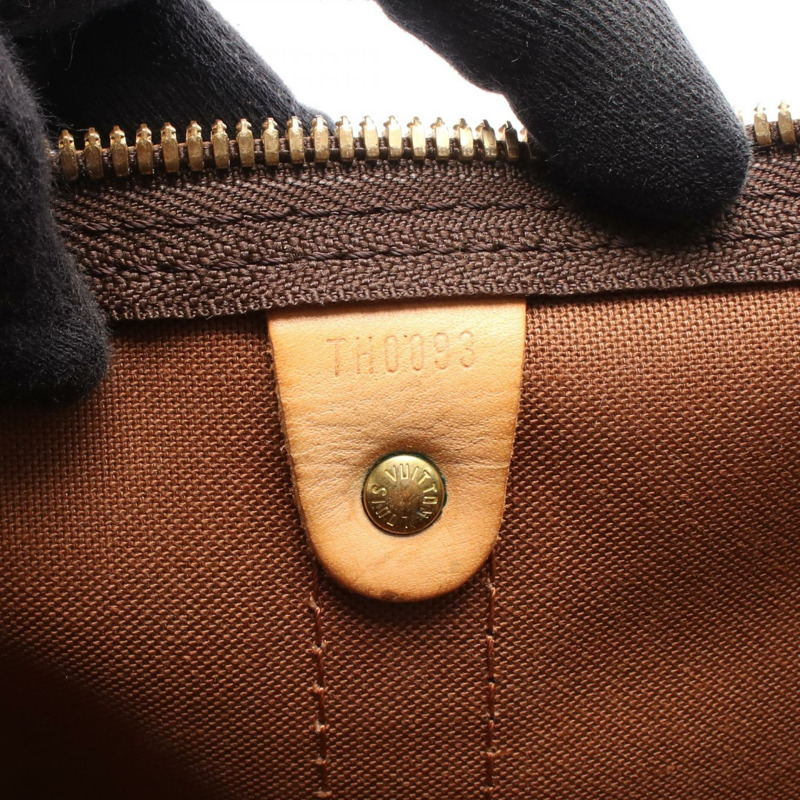 路易威登 Keepall 45 旅行手提包 M41428 Monogram 皮革 棕色 二手 LV-4