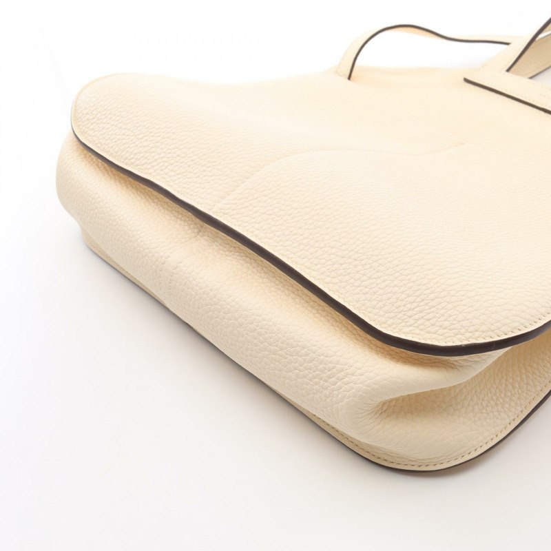 愛馬仕 Halzan 31 肩挎包 Y Clemence 皮革 米色 Nata 二手-7