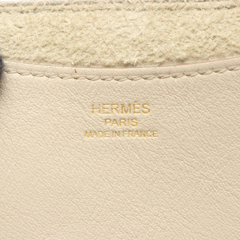 愛馬仕 (HERMES) in the loop 23 手提包 U Taurillon Clemence beton 二手金扣女款-3