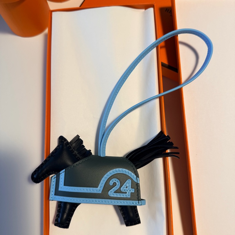 New! Rodeo Robeo 24 PM愛馬仕新款穿衣小馬吊飾 黑-2