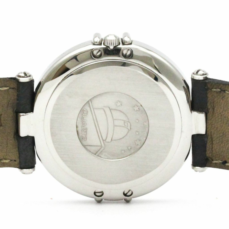 歐米茄星座系列日期顯示精鋼石英男士腕錶 198.0155 拋光款-5