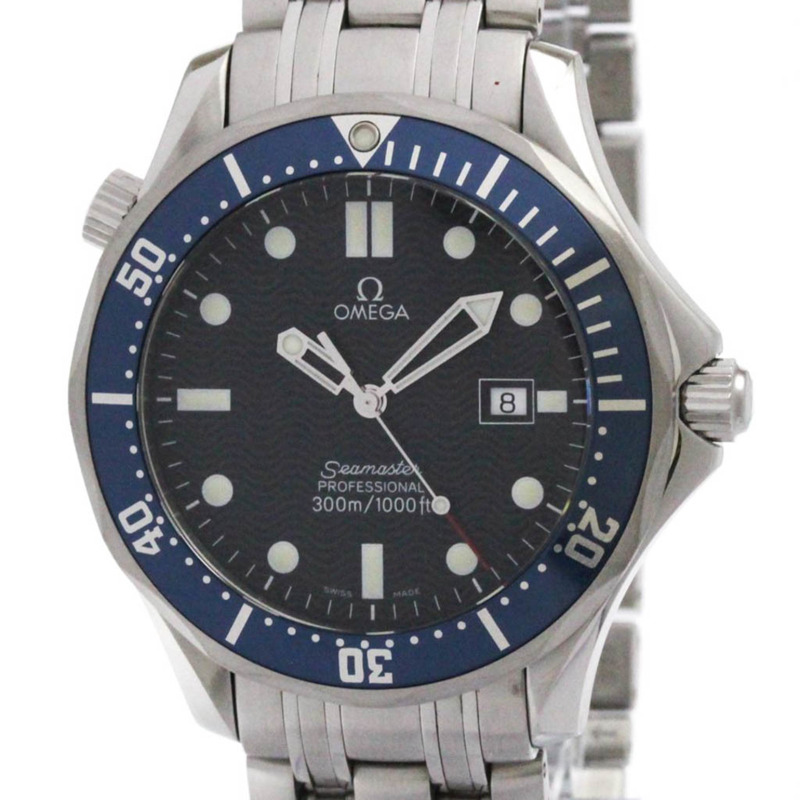 歐米茄海馬系列專業300米石英男士腕錶 2541.80 拋光款-0