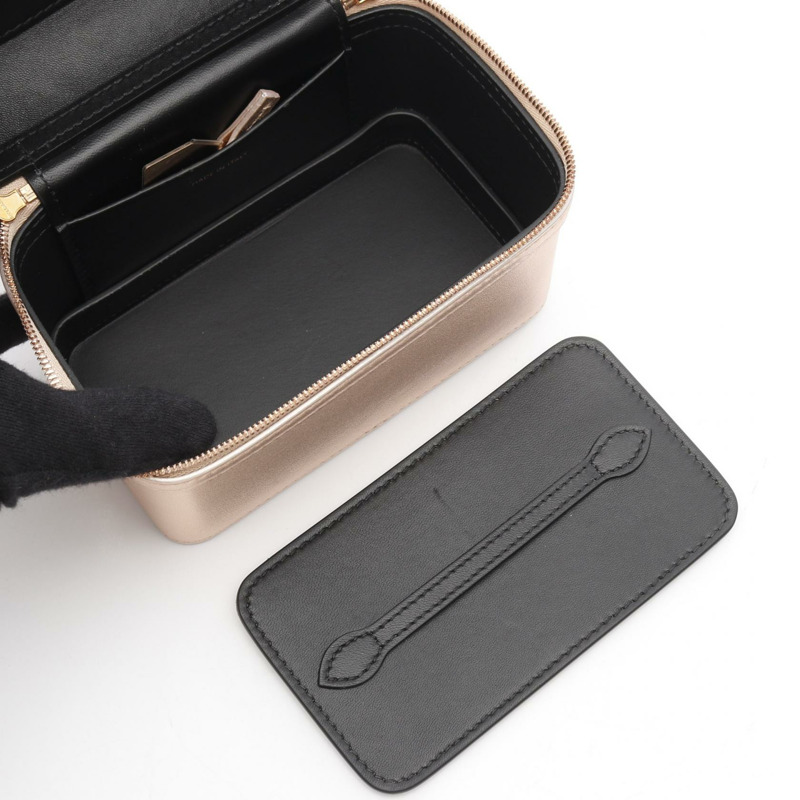 寶格麗 Serpenti 珠寶盒肩手提包，金色皮革，二手女士斜背包-2