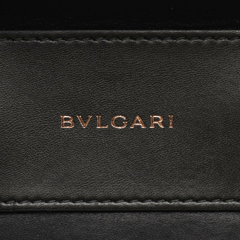 寶格麗 Serpenti 珠寶盒肩手提包，金色皮革，二手女士斜背包-3