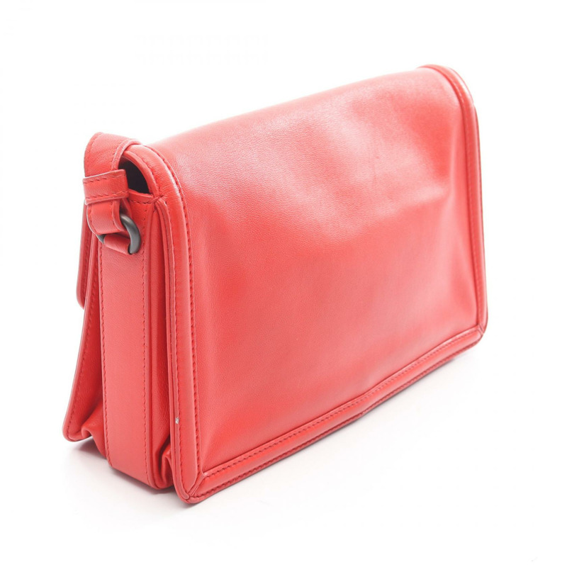 BOTTEGA VENETA Rialto Intrecciato 紅色皮革單肩包（二手，女士款）-1