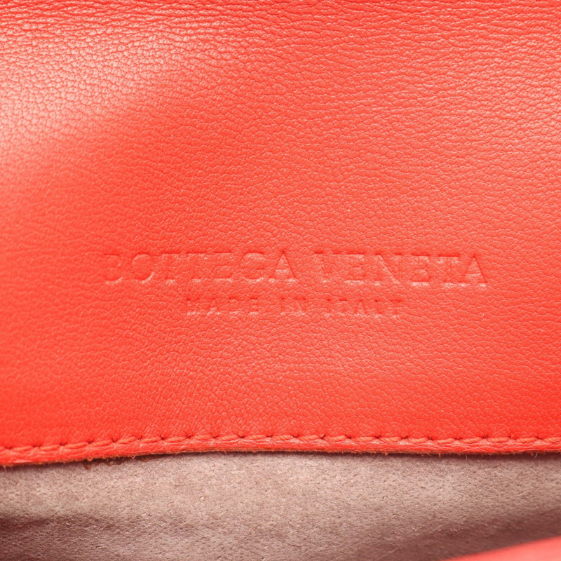 BOTTEGA VENETA Rialto Intrecciato 紅色皮革單肩包（二手，女士款）-3