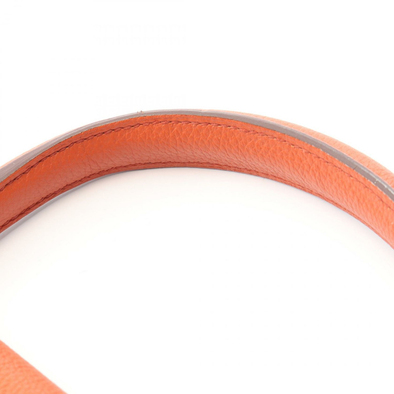 HERMES Kelly 35 Shoudler 手提包 X Togo 皮革 Orange Terre battue GHW 二手-10