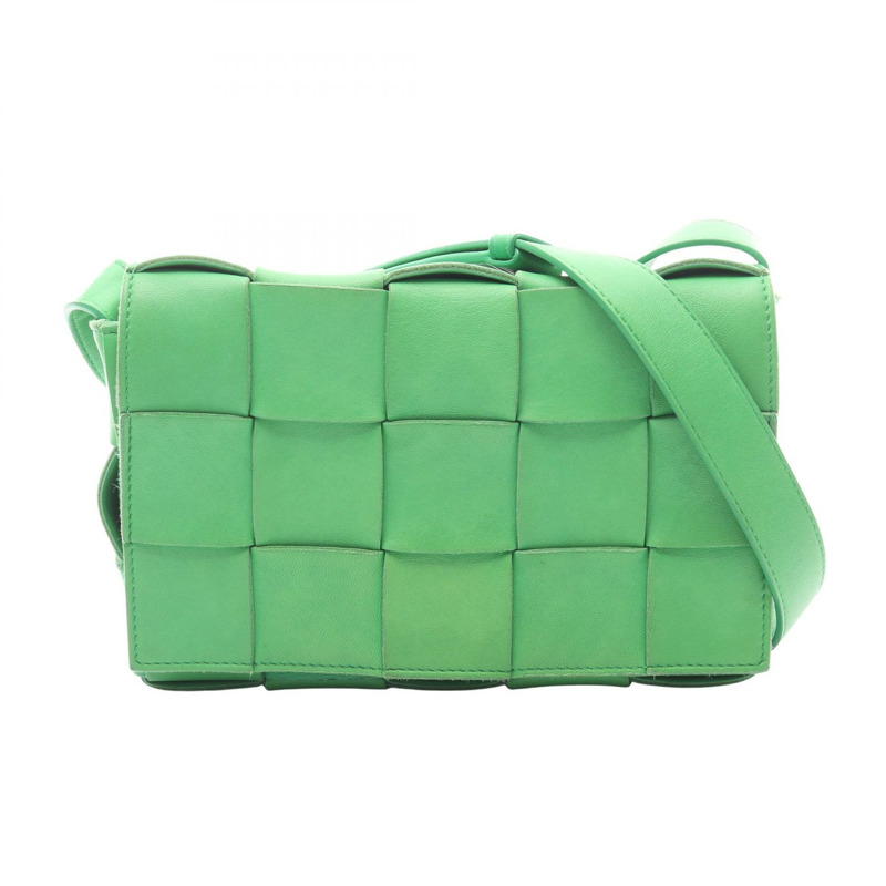 BOTTEGA VENETA 盒式斜背包 Maxi Intrecciato 肩背包 578004 皮革-0