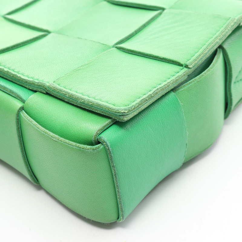 BOTTEGA VENETA 盒式斜背包 Maxi Intrecciato 肩背包 578004 皮革-6