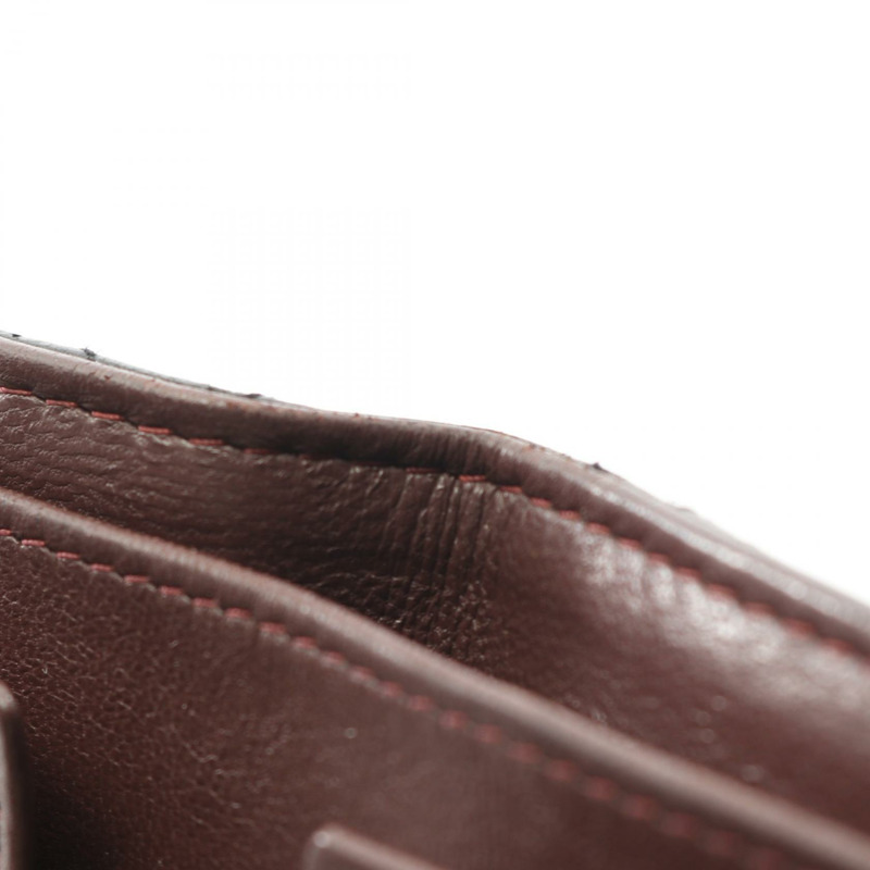 香奈兒經典三折皮夾 AP0231 羊皮 黑色 二手 金扣-6