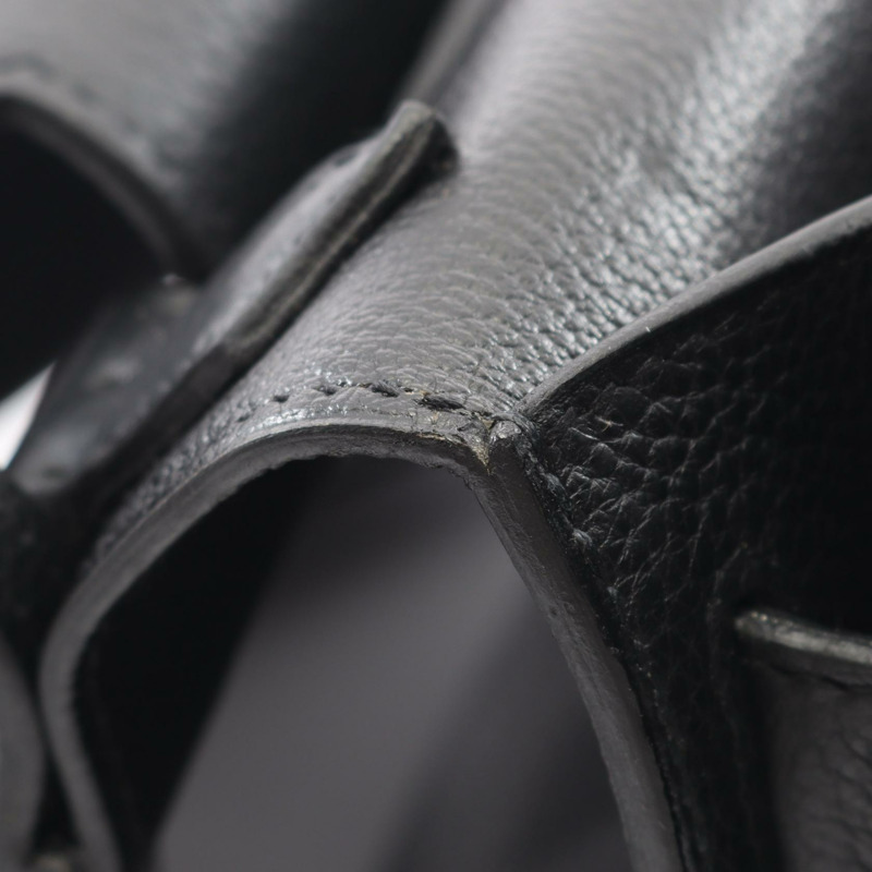 愛馬仕 Jypsiere 34 肩挎包 M 碼 Clemence 皮革 黑色 SHW 二手-5