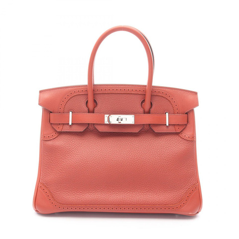 愛馬仕 Birkin 30 手提包，Clemence 皮革，波爾多紅色 Gillies Sanguine 色，二手，R SHW