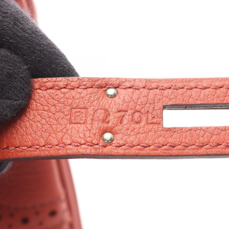 愛馬仕 Birkin 30 手提包，Clemence 皮革，波爾多紅色 Gillies Sanguine 色，二手，R SHW-4