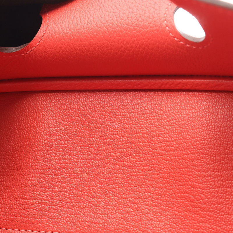 HERMES Birkin 25 手提包 T Togo 皮革 Rouge pivoine 二手 GHW-8