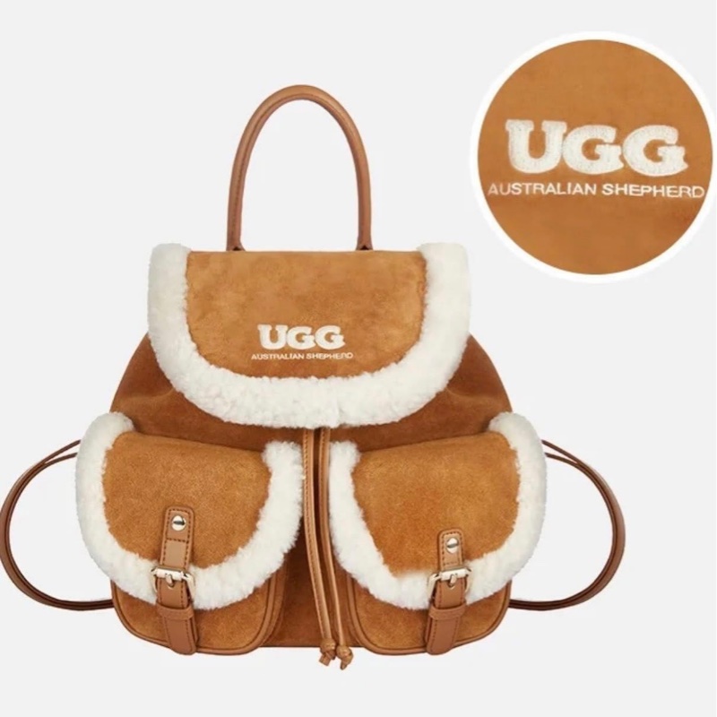 澳洲 UGG AUSTRALIAN SHEPHERD 羊毛 Charlie後背包-1