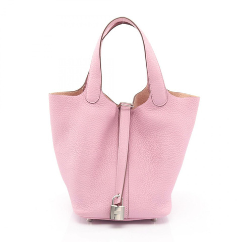 HERMES Picotin Lock 小號托特包 手提包 U Taurillon Clemence Mauve sylvestre SHW