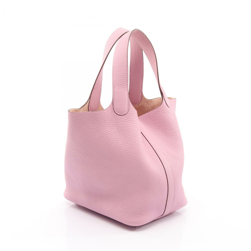 HERMES Picotin Lock 小號托特包 手提包 U Taurillon Clemence Mauve sylvestre SHW-1