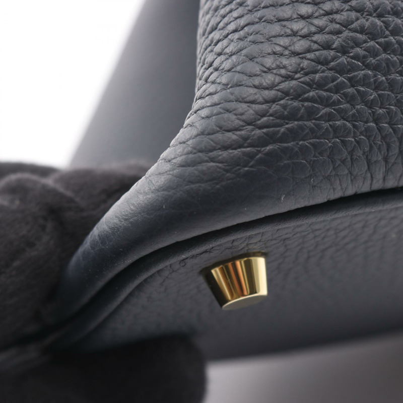 HERMES Picotin Lock Touch PM Blue nuit 藍寶石手袋 Taurillon Clemence Taurillon Clemence / 霧面鱷魚皮 cr-6