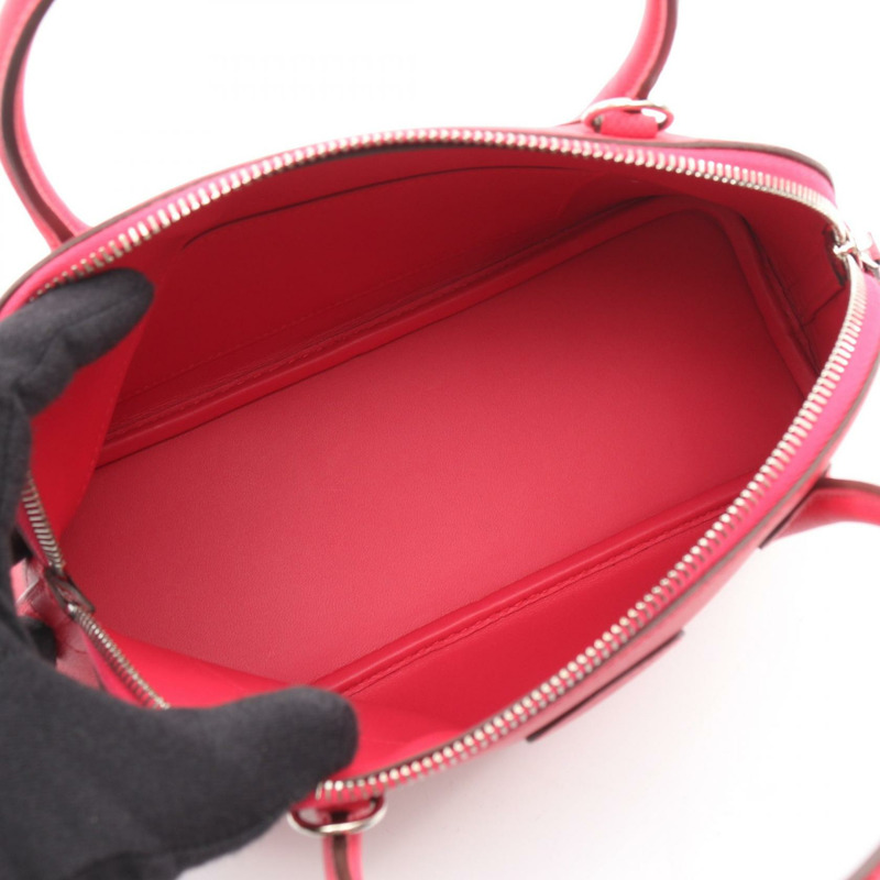 愛馬仕 Bolide 27 肩背包 D Epsom Rose 極致色 二手 SHW-2