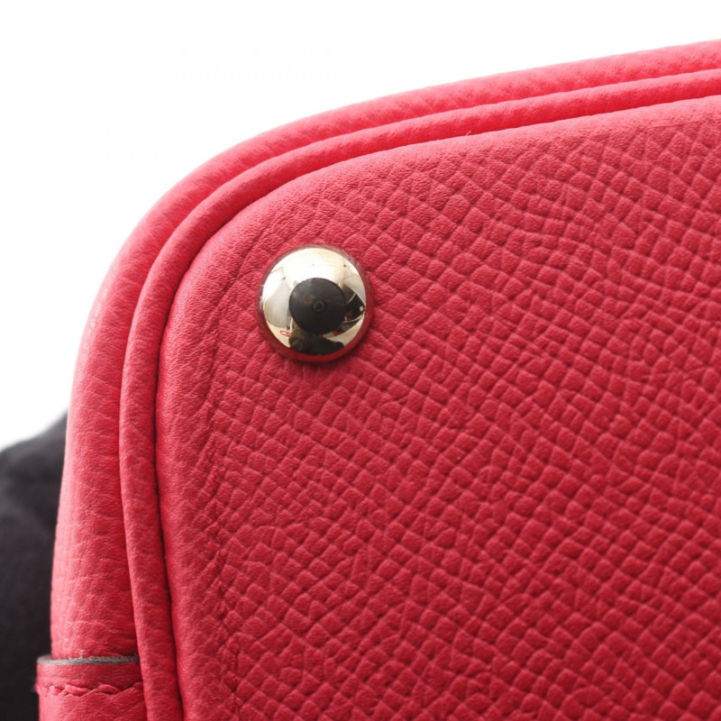 愛馬仕 Bolide 27 肩背包 D Epsom Rose 極致色 二手 SHW-6