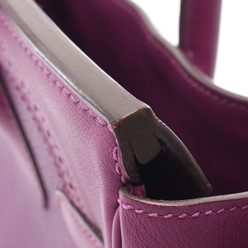 HERMES Birkin 30 Ghillies 手提包 T Togo Swift 皮革 Anemone SHW-6