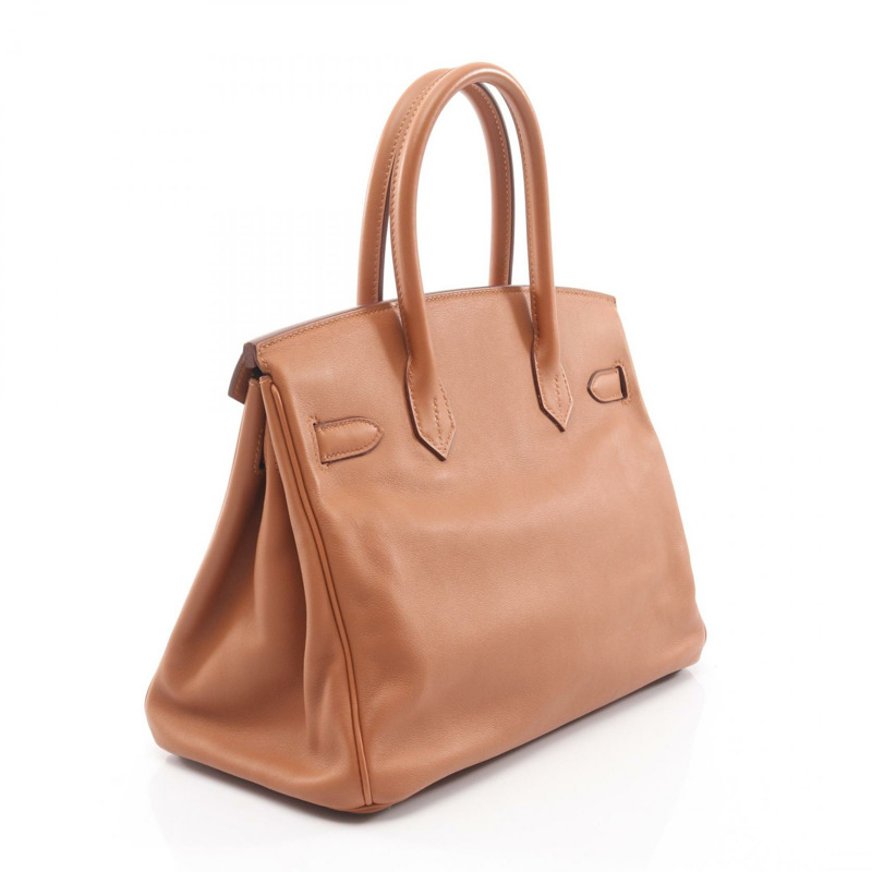 愛馬仕 Birkin 30 Tresage 手提包 D Swift Epsom 皮革 金色 藍色 du nord SHW-1