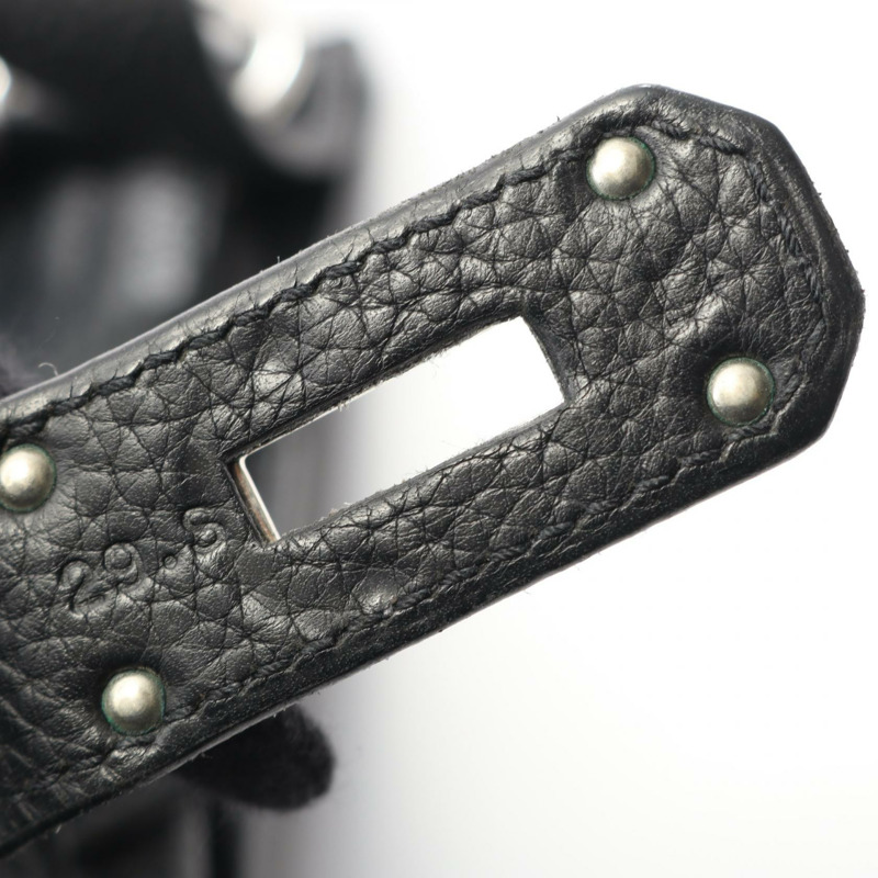 愛馬仕 Jypsiere 34 肩挎包 L Taurillon Clemence 黑色 SHW-4