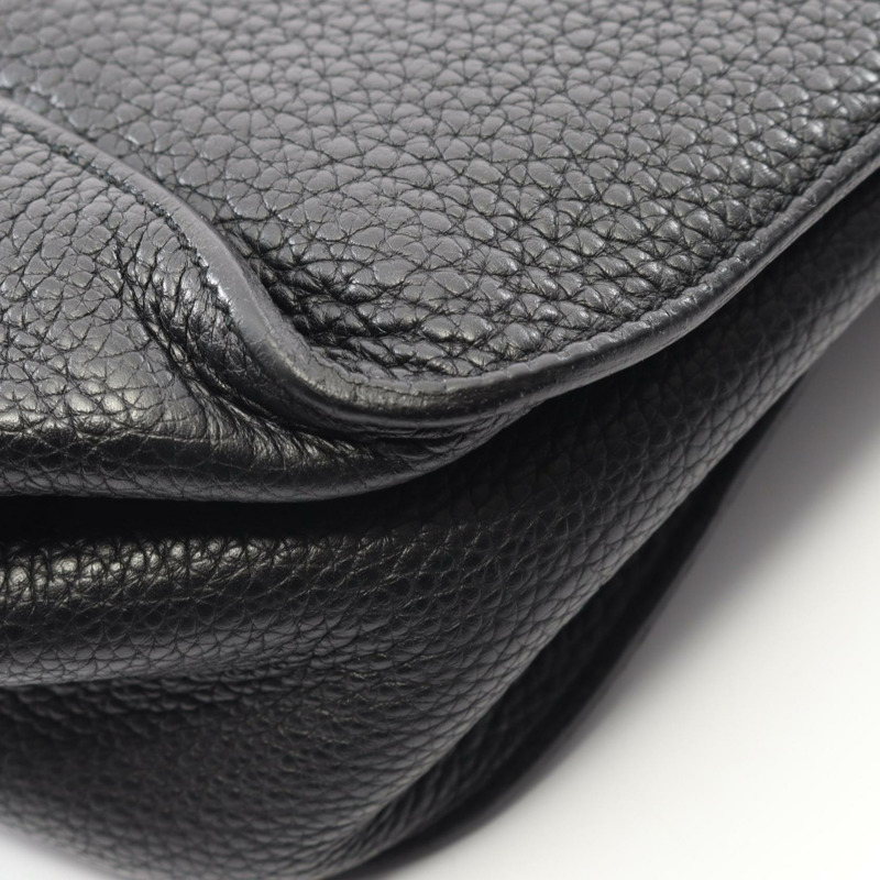 愛馬仕 Jypsiere 34 肩挎包 L Taurillon Clemence 黑色 SHW-8