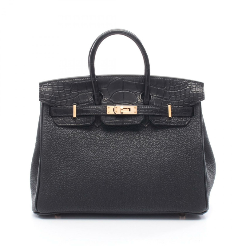 愛馬仕 Birkin 25 Touch 手提包 霧面鱷魚皮 / Taurillon Clemence Blac-0