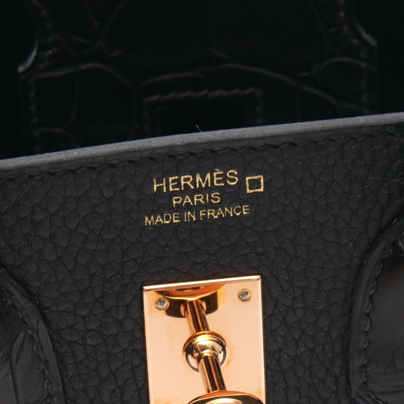 愛馬仕 Birkin 25 Touch 手提包 霧面鱷魚皮 / Taurillon Clemence Blac-3