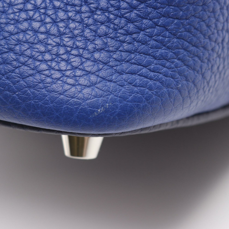 HERMES Picotin Lock Casaque PM 托特包 手袋 Taurillon Clemence 藍色電動 SHW-8