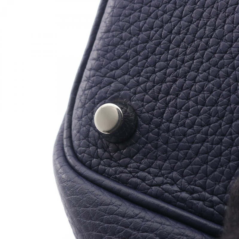 HERMES Picotin Lock Casaque PM 托特包 手袋 Taurillon Clemence 藍色電動 SHW-9