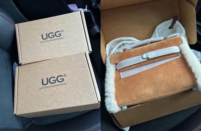 澳洲 UGG AUSTRALIAN SHEPHERD 羊毛凱莉包-3