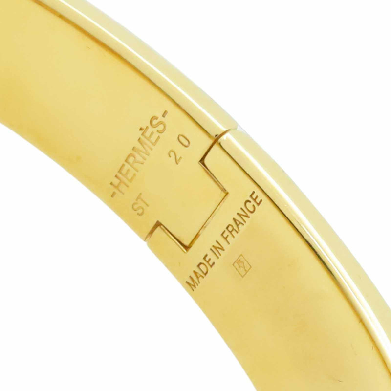 黑色琺瑯 金色鍍金 Clic Cadenas 手環【HERMES 愛馬仕】 H707000F 01GM-4