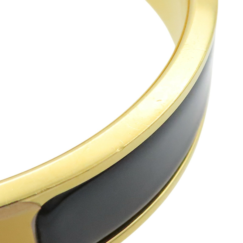 黑色琺瑯 金色鍍金 Clic Cadenas 手環【HERMES 愛馬仕】 H707000F 01GM-8