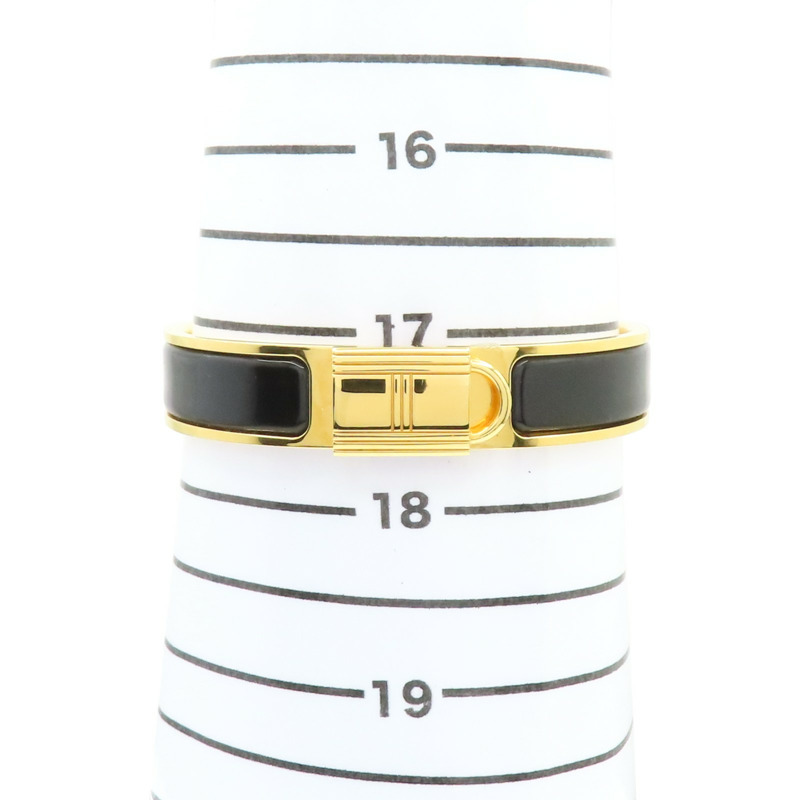 黑色琺瑯 金色鍍金 Clic Cadenas 手環【HERMES 愛馬仕】 H707000F 01GM-10