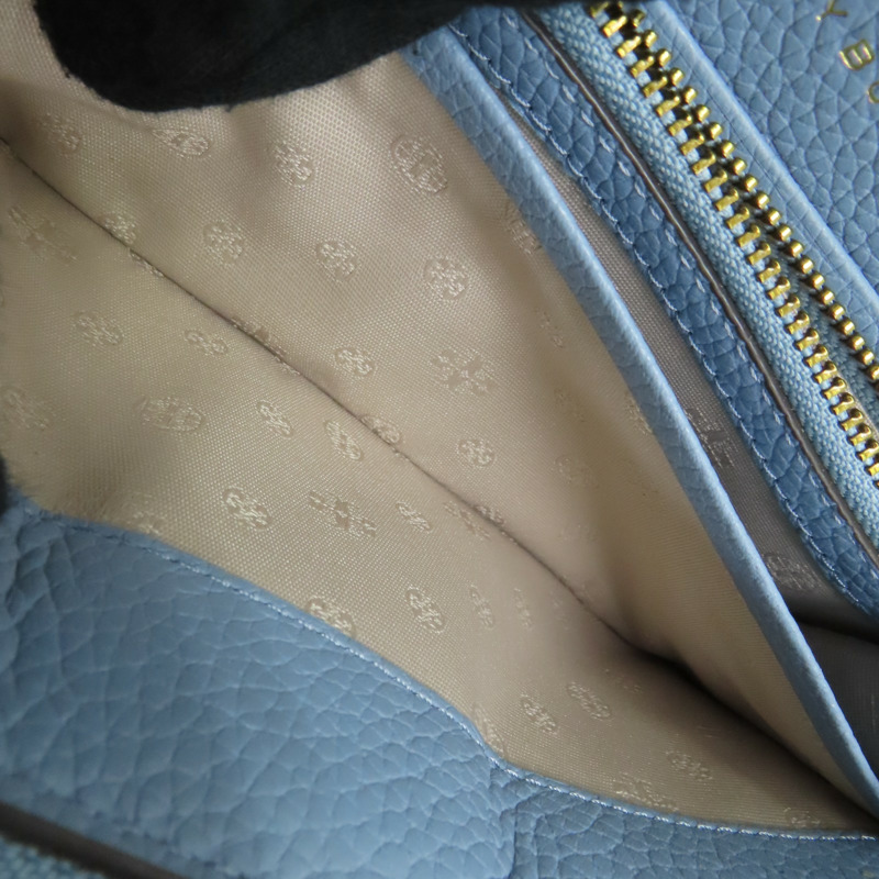 藍色 牛皮 拉鍊長夾【TORY BURCH 托里·伯奇】-7