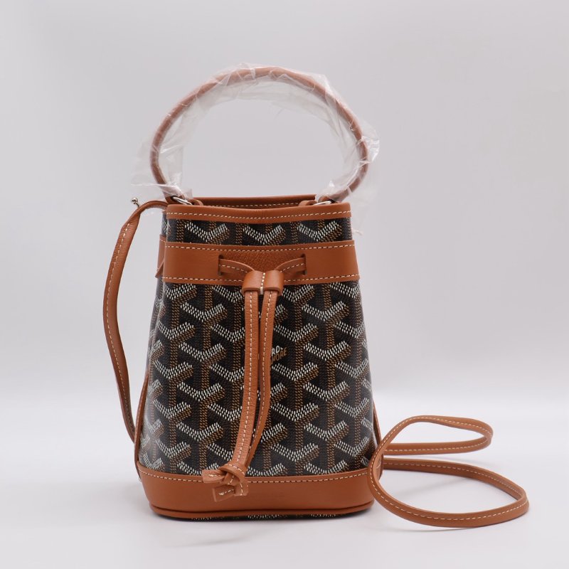 GOYARD Petit Flot水桶包 - Mini棕-0